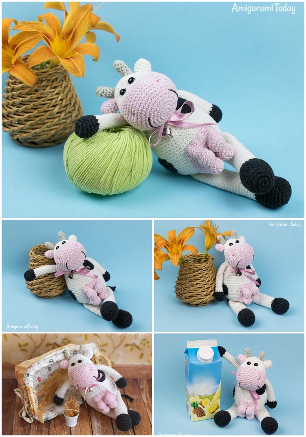 Alpine Cow Crochet Pattern
