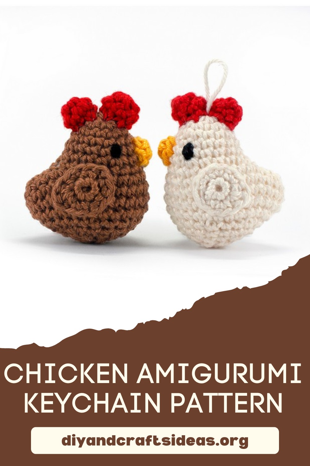 Chicken Amigurumi Keychain Pattern