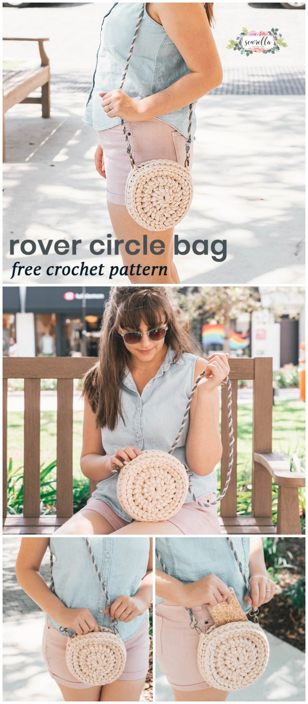 Crochet Rover Circle Bag