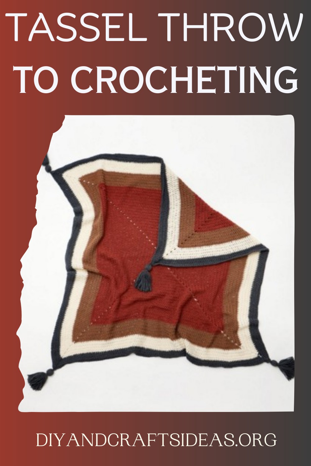 Windsor Tassel Throw To Crocheting